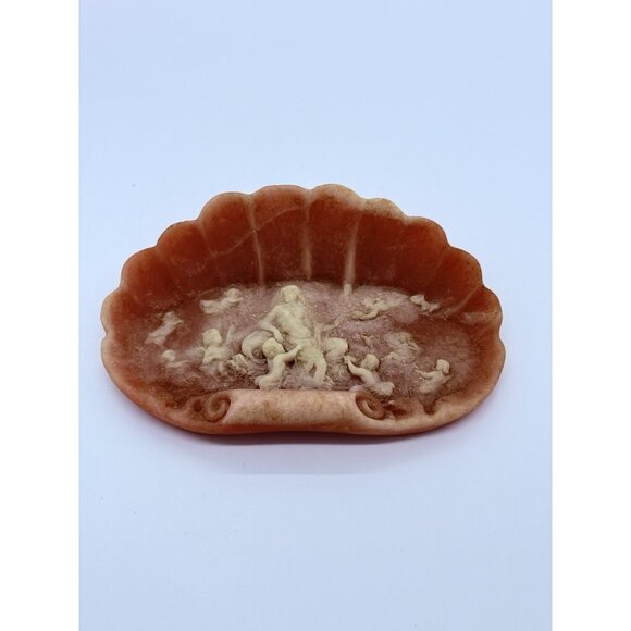 Inviolate Vtg. Venus Shell Soap Trinket Dish Pink Blush - Picture 4 of 6